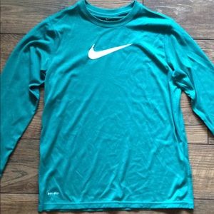 Nike dri-fit long sleeve athletic shirt